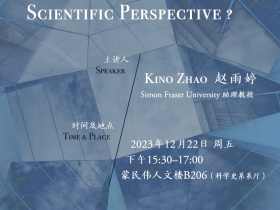 清华科史哲讲座第59讲预告：Kino Zhao，“What’s in a scientific perspective?”