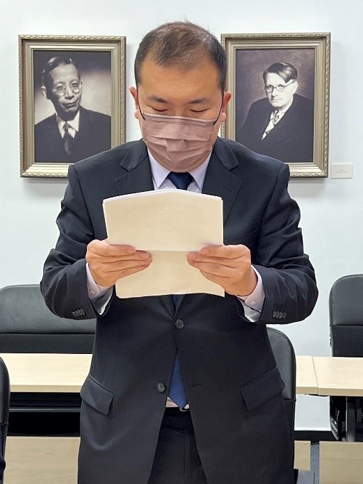 发展新党员,建功新时代—科学史系教职工党支部举行孙正坤同志预备党员发展会