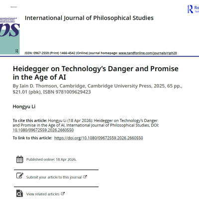 Doctoral student Li Hongyu published a book review titled